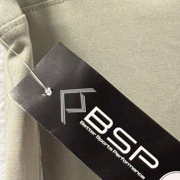 BSP Womens High-Waisted Athletic Shorts Sz XL Light Green shorts. NWT - Picture 4 of 12